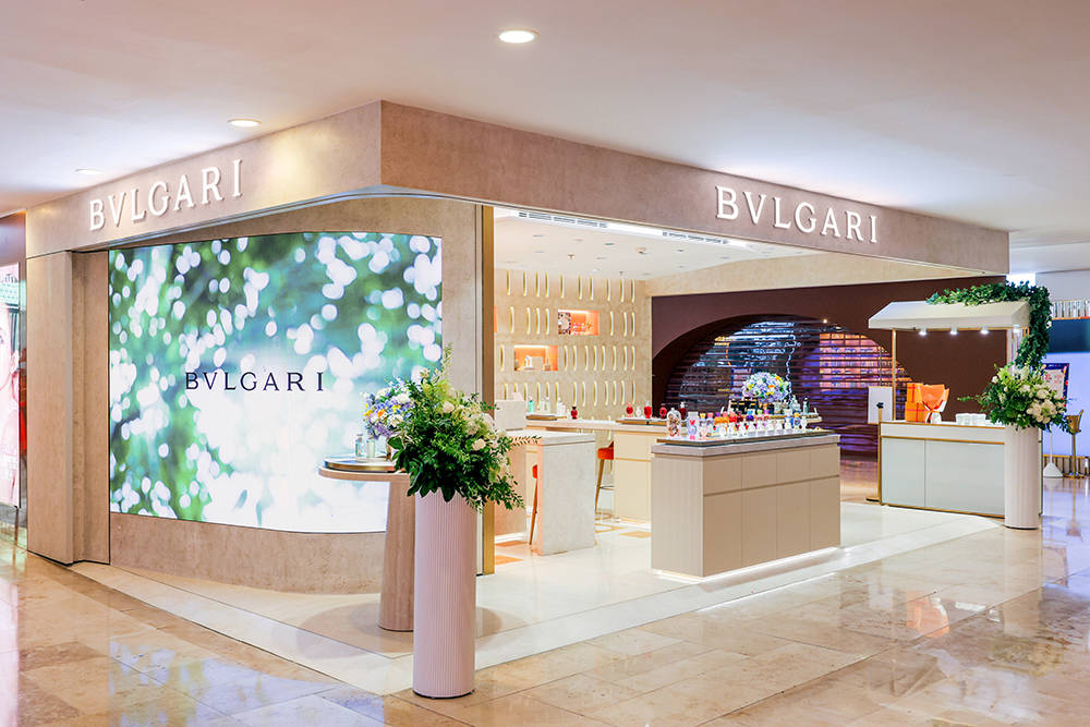 香遇南京，臻享意式生活 BVLGARI宝格丽香氛南京德基广场精品店华美启幕
