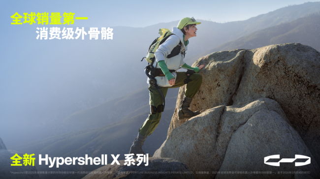 全球外骨骼品类定义者：极壳科技发布全新Hypershell X 系列